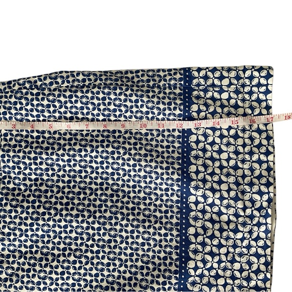 TALBOTS 2 PETITE PERIWINKLE BLUE AND WHITE SKIRT - Picture 5 of 5